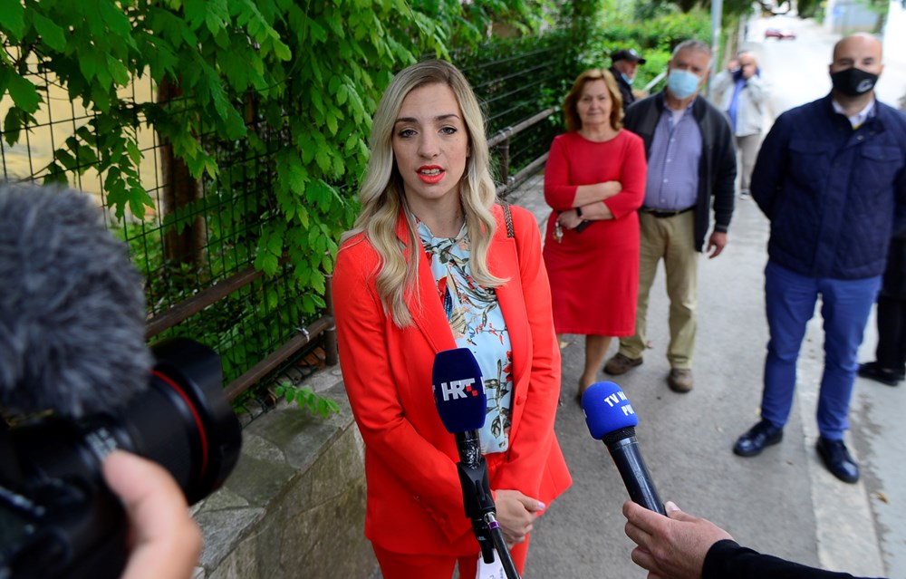 Sanja Radolović, SDP-ova kandidatkinja za gradonačelnicu Pule (Snimio Dejan Štifanić)